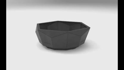 GeoGlow Metal Fire Bowl