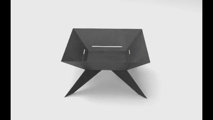 Blaze Square Metal Fire Pit