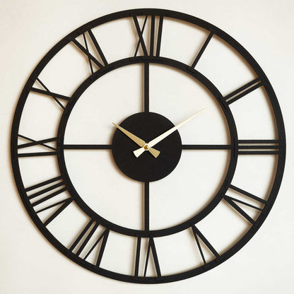 Roman Metal Wall Clock