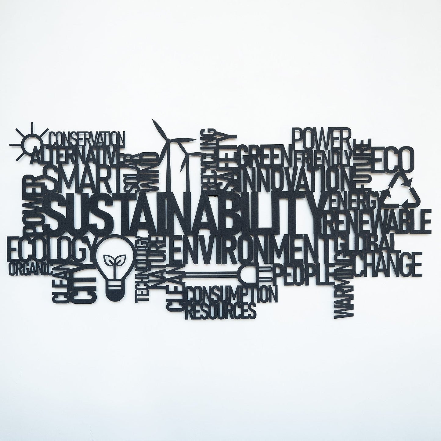 Sustainability Metal Wall Art