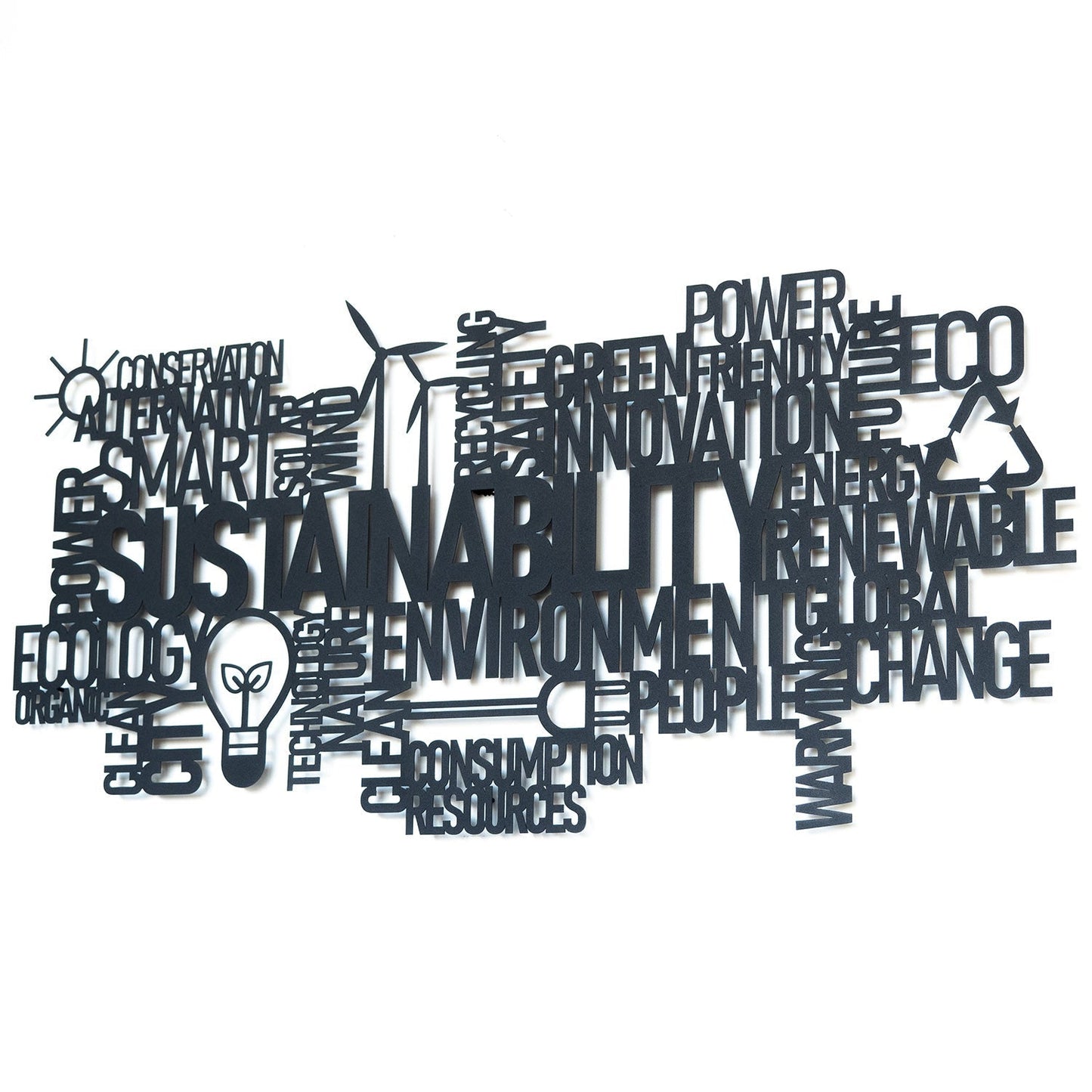 Sustainability Metal Wall Art