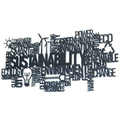 Sustainability Metal Wall Art