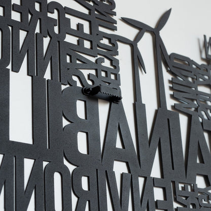 Sustainability Metal Wall Art