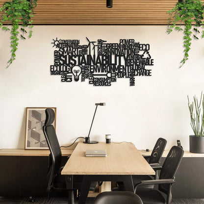 Sustainability Metal Wall Art