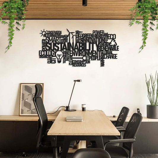 Sustainability Metal Wall Art