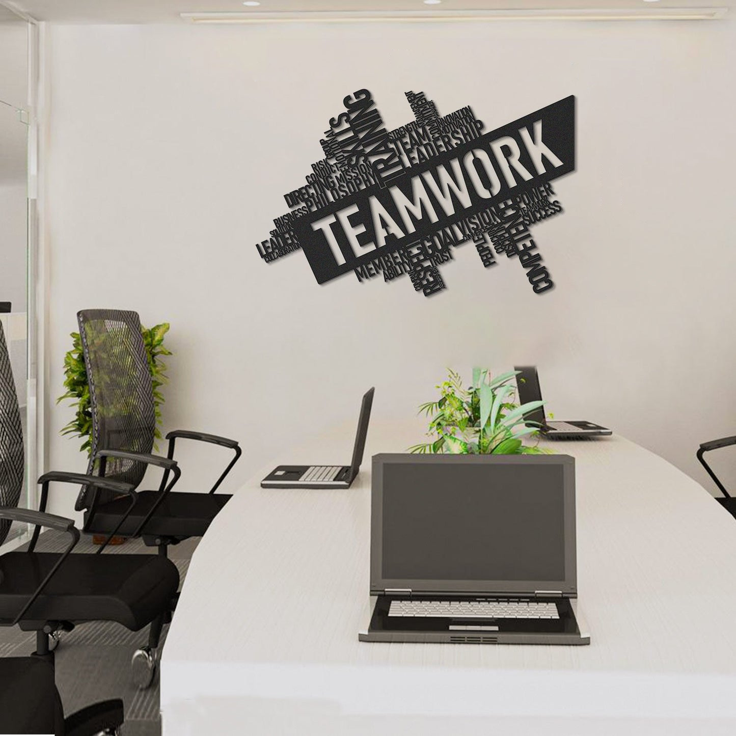 Teamwork Metal Wall Art