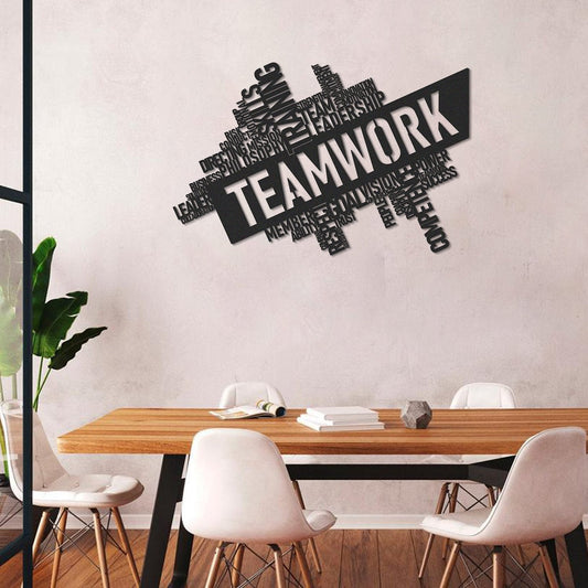 Teamwork Metal Wall Art
