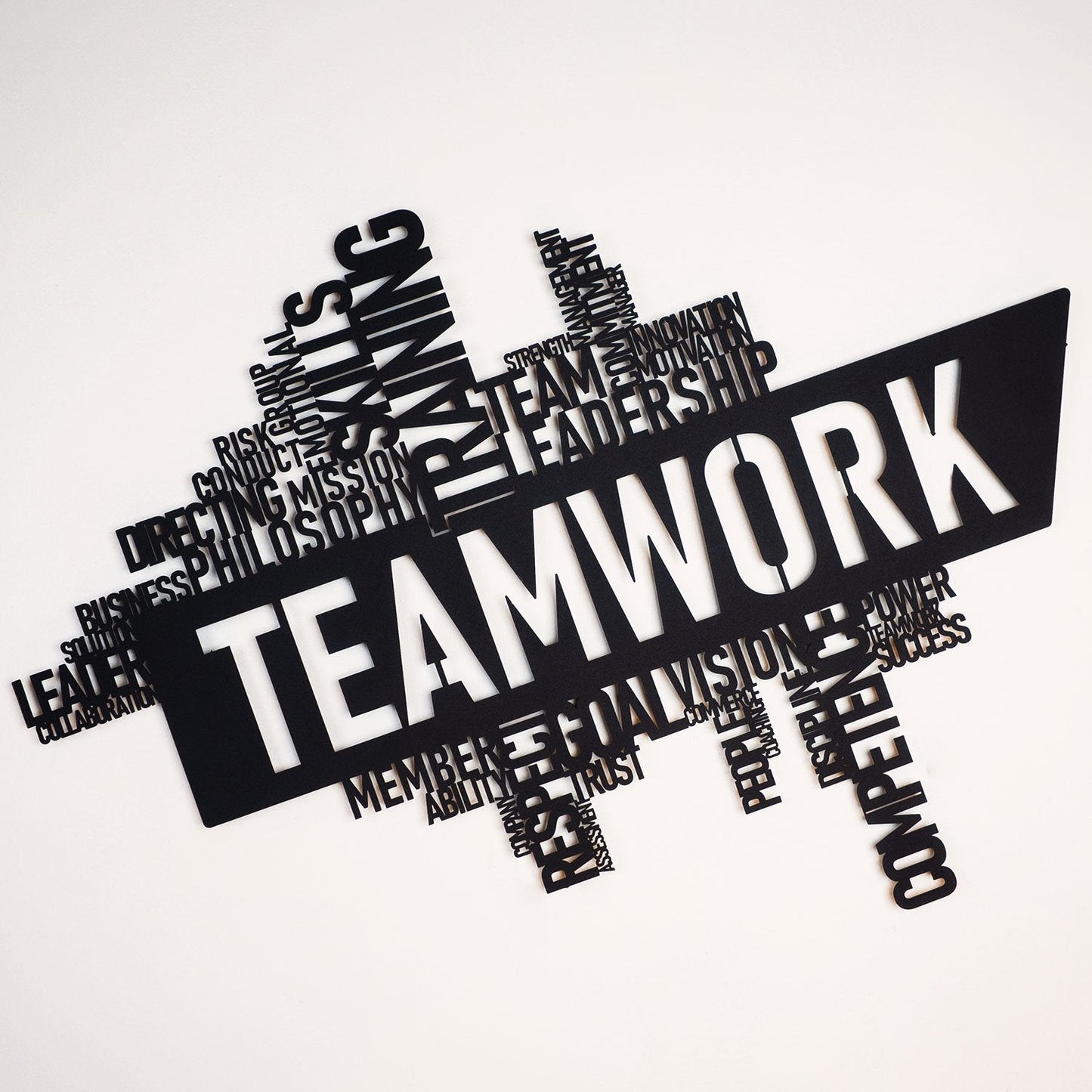 Teamwork Metal Wall Art