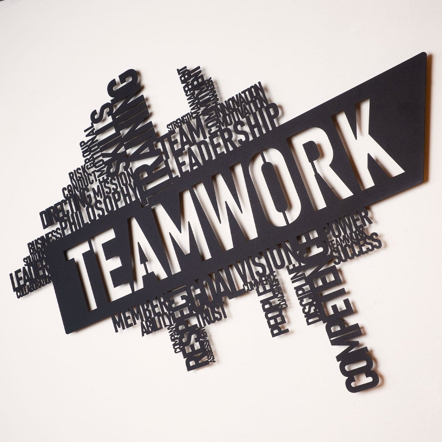 Teamwork Metal Wall Art