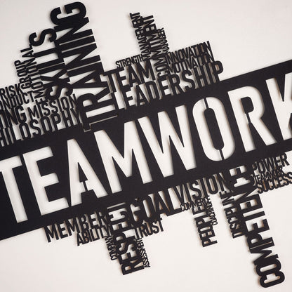 Teamwork Metal Wall Art