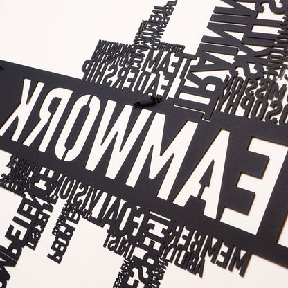Teamwork Metal Wall Art